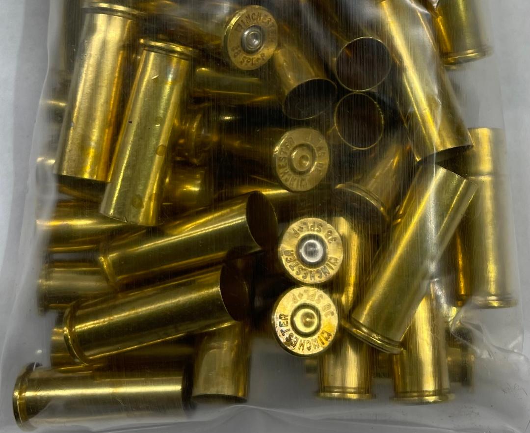 38 Special Brass Cases Once Fired Cleaned – Blackwidow